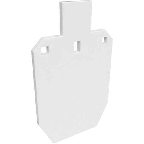 The Birchwood Casey IPSC Silhouette Target features tough 3/8” AR500 steel, 3000 ft-lbs impact rating, precision laser-cut edges, and versatile mounting options.