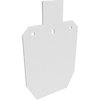 The Birchwood Casey IPSC Silhouette Target features durable 3/8" AR500 steel, rated for 3000 ft-lbs impact, precision laser-cut edges, and versatile mounting options.