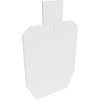 The Birchwood Casey IPSC Silhouette Target features durable 3/8" AR500 steel, 3000 ft-lbs impact rating, precision laser-cut edges, and versatile mounting options.