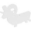 Experience durability and precision with Birchwood Casey's AR500 3/8” Silhouette Targets, rated for 3000 ft-lbs impact, featuring multiple mounting options.