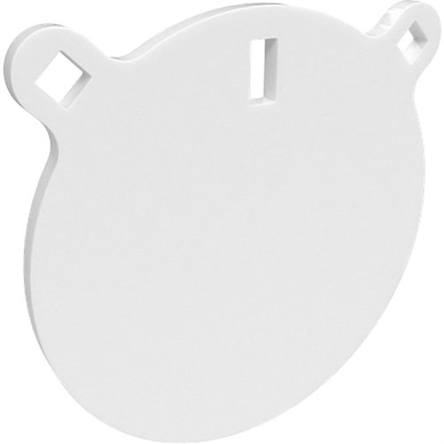 The Birchwood Casey AR500 3/8" round target offers durability with NM500 steel, high visibility with a white powder-coat, and is perfect for training or fun practice.