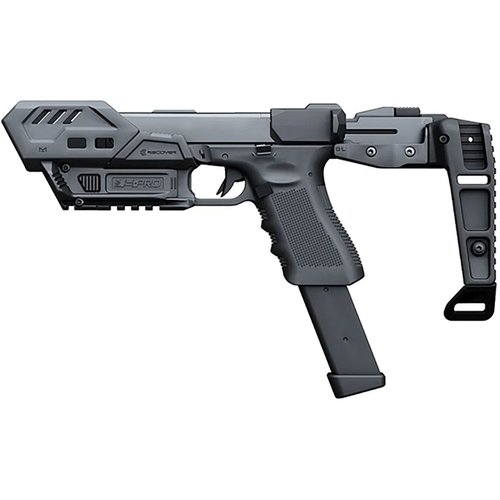 Transform your GLOCK® 9/40 with the modular S-PRO Stabilizer Kit, featuring a spring-loaded stabilizer, MLOK options, and easy installation without tools.