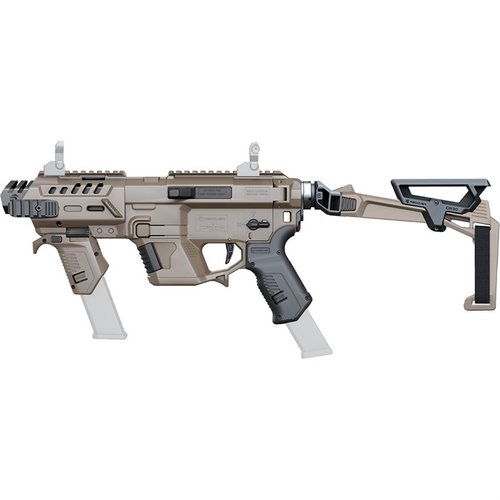 Transform your Glock with the P-IX+MG Folding Brace for enhanced control, modularity, and AR-style ergonomics—easy installation, no permanent modifications.