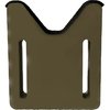 The RANSOM Multi-Cal Small V Block is perfect for handguns with weapon mounted lights or lasers, accommodating compact designs and ensuring stability during use.