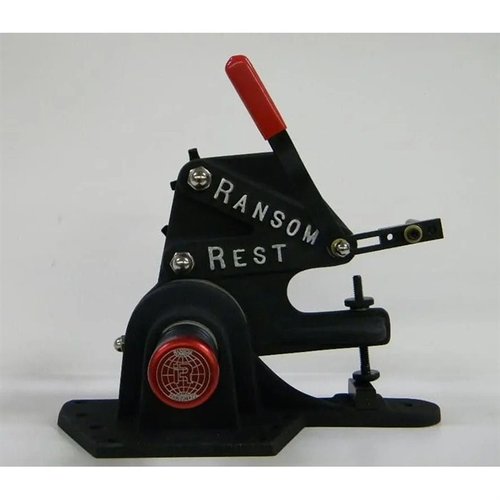 The Ransom Master Series Pistol Rest ensures precise, repeatable handgun accuracy testing by mimicking human hand motion, eliminating inconsistencies since 1968.