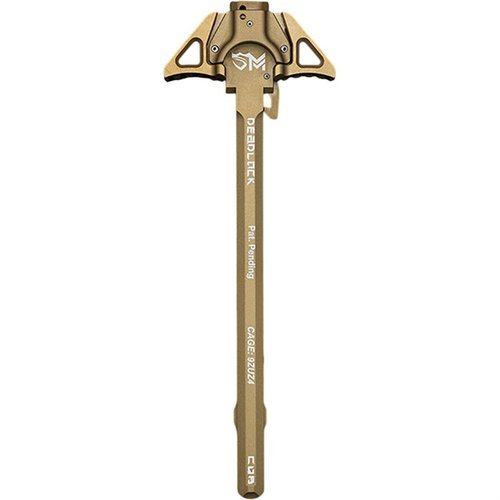 The Sentry DEADLOCK CQB Charging Handle offers dual-locking reliability, ambidextrous design, enhanced gas management, and rugged durability for optimal performance.