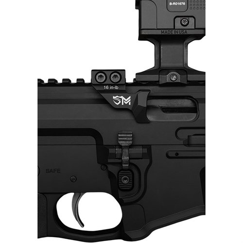 Enhance your shooting experience with the Sentry Manufacturing Gas Deflector, precision machined from 7075 aluminum to protect against harmful gases and debris.