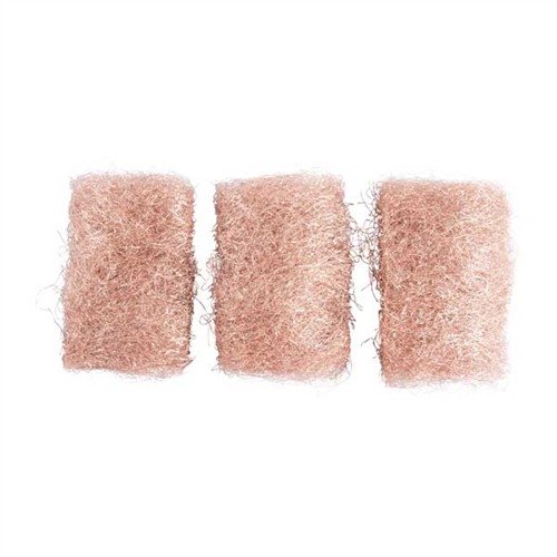 BRONZE WOOL by WHITE DISTRIBUTION is non-rusting, less abrasive than steel wool, perfect for blued guns, and ideal for stock finishing without damage.