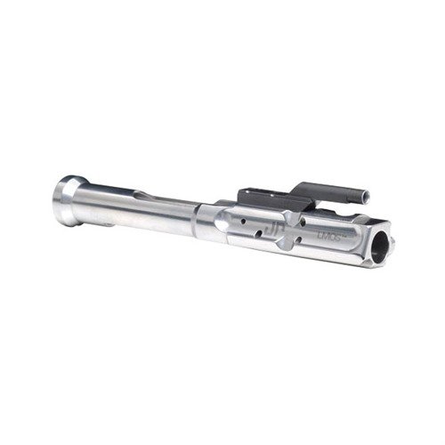 Enhance your AR-15 with the JP Enterprises Low Mass Polished Stainless Carrier, offering smooth cycling, exceptional reliability, and a durable black QPQ finish.