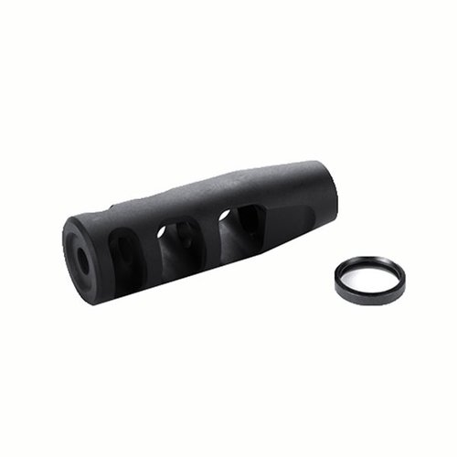 The JP Enterprises 3-Port Compensator offers reduced recoil, improved sight recovery, minimized muzzle rise, and is SOF/Tactical/USPSA Limited legal for optimal performance.