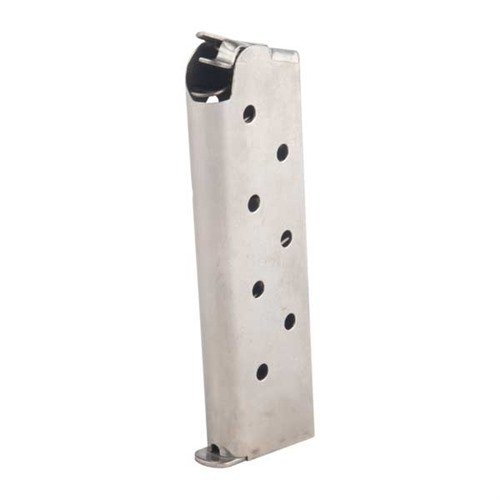 Upgrade your Colt 1911 (SS) with the TRIPLE-K 7RD .45 ACP magazine, crafted from durable steel with a sleek matte finish for reliable performance.