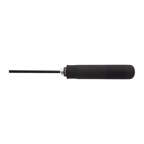 The BORE STIX .22 Cal. 44" features a cushioned handle with 22 ball bearings for smooth rotation, a solvent-resistant epoxy coating, and precise fit for 6mm rifles.
