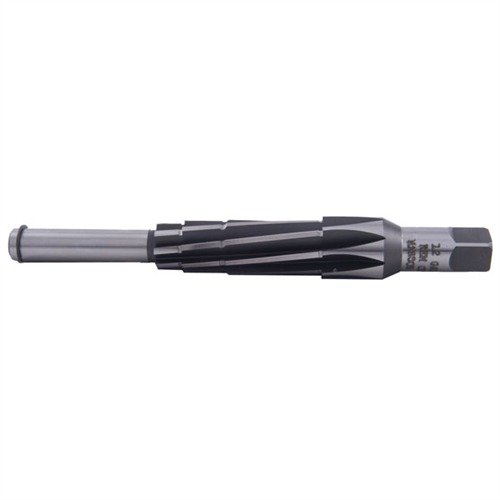 Achieve fast, accurate choke tube installations with the Manson Precision 12 Gauge Rem-Choke Reamer, featuring precision ground components for superior results.
