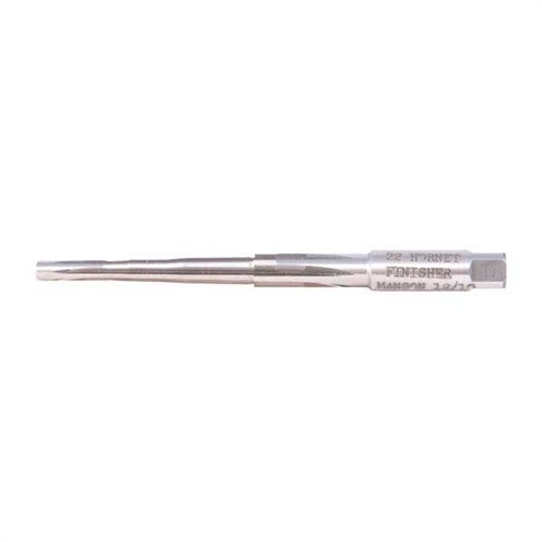 .22 Hornet Finisher reamer by Manson Precision offers superb accuracy with M7 steel, integral throater, and solid pilots for custom chambering.