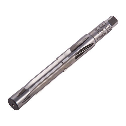 .45 Colt Finish Chambering Reamer by Manson Precision ensures precise chambers with outstanding accuracy, featuring integral throater and solid pilots for customisation.