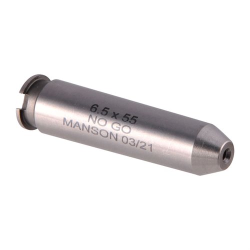 Ensure firearm safety with Manson Precision Rimless Cartridge Headspace Gauges, featuring precision machining, durable steel construction, and caliber specificity.