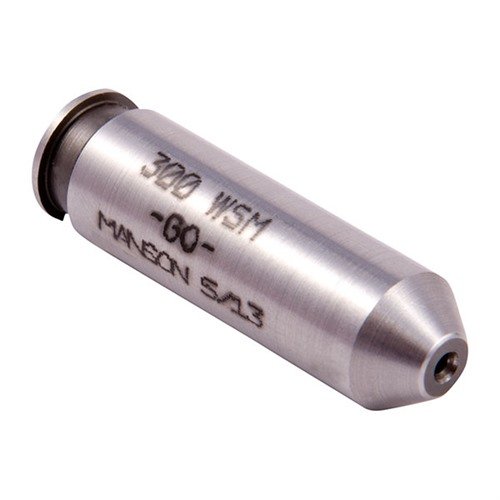 Ensure firearm safety with Manson Precision Rimless Cartridge Headspace Gauges, featuring precision machining, durable steel construction, and caliber specificity.