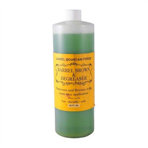 Experience the finest rust browning system with non-toxic, mercury-free formula that cuts through grease, delivering a fine-grained, excellent color finish.