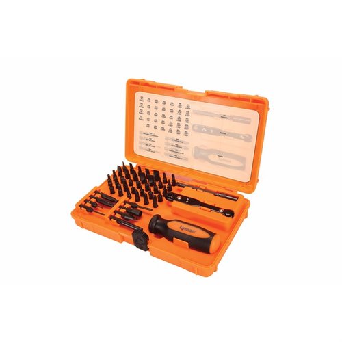 The Lyman Master Gunsmith Tool Kit offers precision, durability, and a comprehensive selection of 45 tools for efficient firearm maintenance and minor repairs.