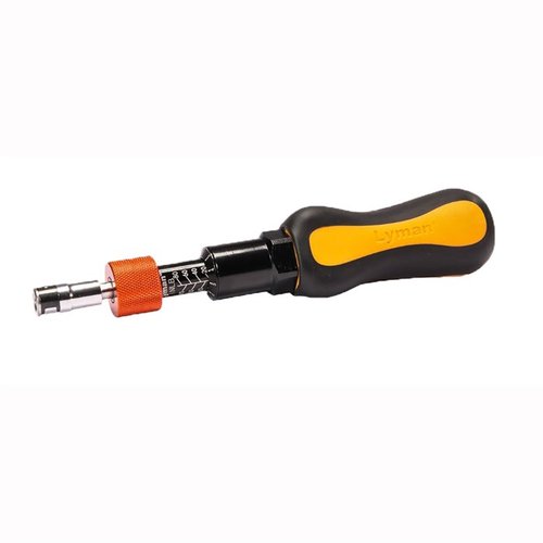Ensure precision with the Lyman Torque Wrench, perfect for safely securing scope bases and screws, preventing damage and enhancing your firearm's accuracy.