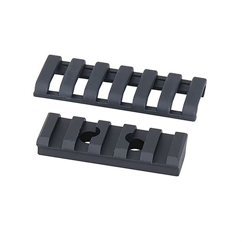 Lightweight aluminum Falcon Rail for AR-15 offers quick, sturdy accessory mounting without removing heat shields; fits various handguards and accepts Weaver-style accessories.