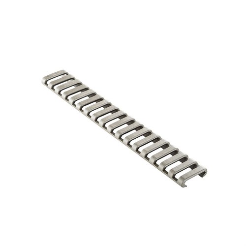 Enhance weapon control with the Ergo Grips LowPro Rail Guard, featuring a non-slip surface and durable synthetic rubber polymer, perfect for protecting your rails.