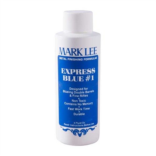 Achieve stunning blues and browns effortlessly with EXPRESS BLUE #1; simply heat, apply, and card for a professional finish without lengthy rusting.