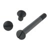 MARBLE ARMS RIFLE TANG SIGHT SCREW SET .350" BLACK