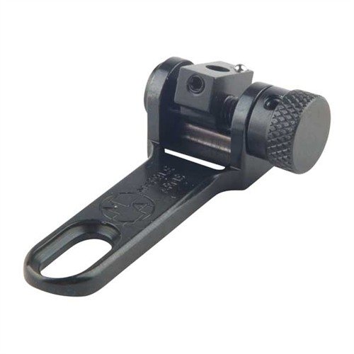 Enhance your shooting accuracy with the Marble Arms Rifle Improved Peep Tang Sight Base, designed for a precise fit and easy installation on your rifle.