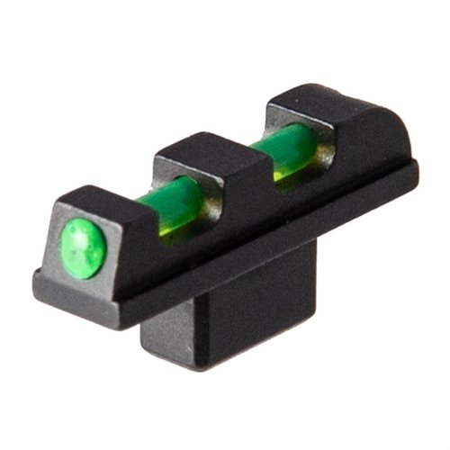 Upgrade your Colt with Marble Arms Cobra/Python Fiber Optic Front Sights for enhanced visibility and precision in targeting, available in vibrant orange or green.