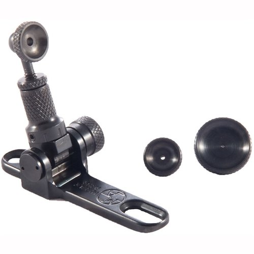 Enhance your Winchester rifle's authenticity and accuracy with this Marble Arms Tang Sight, featuring micrometer adjustments and a clear sight picture for quicker target acquisition.