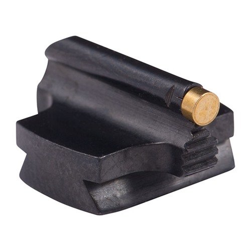 Enhance your rifle's accuracy with the MARBLE ARMS Barrel Mounted Front Sight, featuring a polished steel finish and a contoured design for optimal alignment.