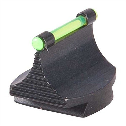 Enhance your shooting accuracy with Marble Arms' precision-made Fiber Optic Glow Front Sight, featuring a sleek steel design and vibrant green or orange optics.