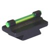 The Marble Arms GLOW 31-MR Front Sight features precision steel construction, a sleek contoured design, and vibrant fiber optic rods in green or orange for enhanced visibility.