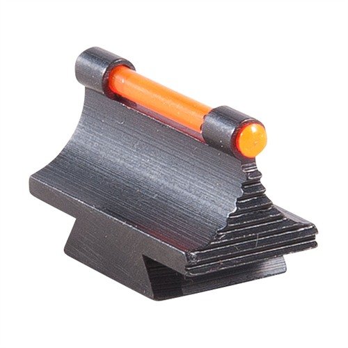 Enhance your shooting accuracy with the Marble Arms GLOW 41-MR Front Sight, featuring a polished steel finish and vibrant fiber optic options in orange or green.