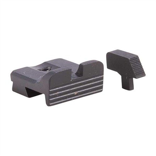 Upgrade your 1911 Auto with MGW's Fixed Black Sight Set for easy installation, low profile, fast pick-up, and durable steel construction.
