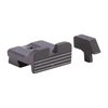 Upgrade your 1911 Auto with MGW's Fixed Black Sight Set for easy installation, low profile, fast pick-up, and durable steel construction.