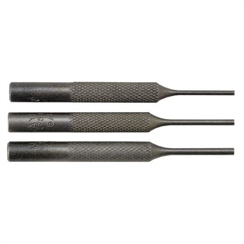 Mayhew Steel Mini Punches offer precision, durability, and compact design for easy access to tight spaces, ensuring accurate handling of small firearm components.