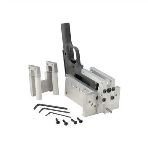 Achieve precise, beautiful hand-cut checkering with the MARVEL PRECISION EZ CHECKERING FIXTURE, designed for easy use on any single stack frame with repeatable indexing.