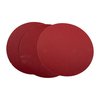 VSM 12" 220 grit sanding discs offer fast grit changes, lay flat with no glue lumps, and resist clogging for longer life in metal and wood finishing.