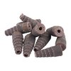 Achieve precision in tight spots with these 320 grit tapered rolls, featuring tough aluminum oxide grit on heavy-duty cloth, perfect for detailed work.