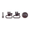 Easily add sling swivels to your Rem 870 shotgun with this no-gunsmithing, factory-style magazine cap set, complete with screws and QD swivels.
