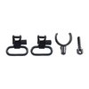Quickly attach and detach your firearm with Uncle Mike's 1591-2 swivels, featuring positive locking and compatibility with various Marlin lever actions and shotguns.
