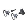 Easily add sling swivels to your Rem 870 shotgun with this no-gunsmithing magazine cap set, featuring a factory-style cap and quick-detach swivels.