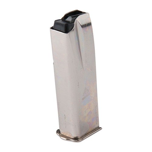 Experience unmatched reliability with MEC-GAR Browning Hi-Power 9mm Magazines, crafted from certified carbon steel for durability and seamless performance.