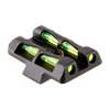 Enhance your shooting accuracy with HIVIZ LITEWAVE Rear Sights, featuring a durable design and LitePipes in red, green, and black for optimal visibility.