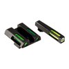 HIVIZ LiteWave H3™ Green Sights offer exceptional visibility day or night with Tritium and LitePipe technology, fitting Glock models and ensuring quick target acquisition.