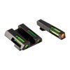 HIVIZ LiteWave H3™ sights feature a bright green three-dot pattern with an orange front ring, offering exceptional visibility in any light and a durable steel construction.