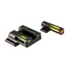 HIVIZ LiteWave H3™ sights offer exceptional visibility in any light with green Tritium and bright orange front ring, ensuring quick target acquisition for your S&W M&P.