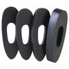 Enhance your rifle or shotgun stock with the NECG 1/4" Black Rubber Spacer, easy to grind and polish, providing a perfect length adjustment for comfort.
